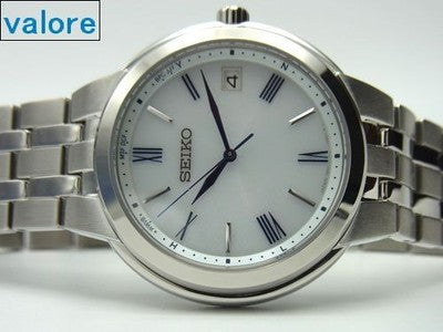 SEIKO SBTM281 SOLAR RADIO CONTROLLED MEN'S WATCH 37.7MM STAINLESS STEEL