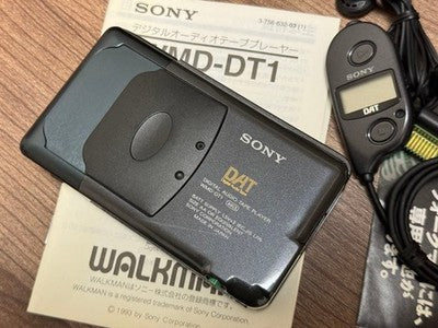 SONY WALKMAN WMD-DT1 DAT DIGITAL TAPE PLAYER BOXED JAPAN RARE