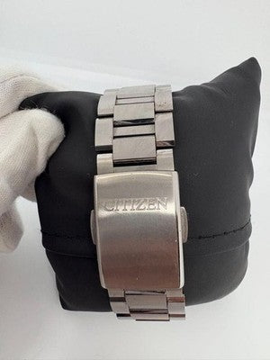 CITIZEN ATTESA SATELLITE WAVE F900-T021557 TITANIUM SOLAR RADIO WATCH BOX