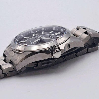 THE CITIZEN AQ4030-51E ECO DRIVE CHRONOMASTER TOSA WASHI DIAL TITANIUM WATCH