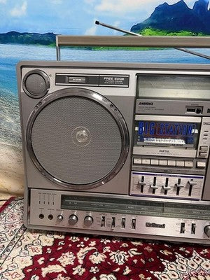 NATIONAL RX-5350 VINTAGE LARGE BOOMBOX GHETTO BLASTER CASSETTE RADIO SERVICED