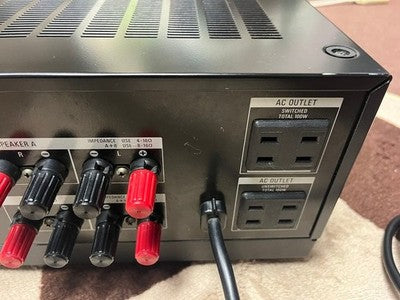 SONY TA-F333ESX INTEGRATED AMPLIFIER VINTAGE HI-FI STEREO AMP MM MC BLACK