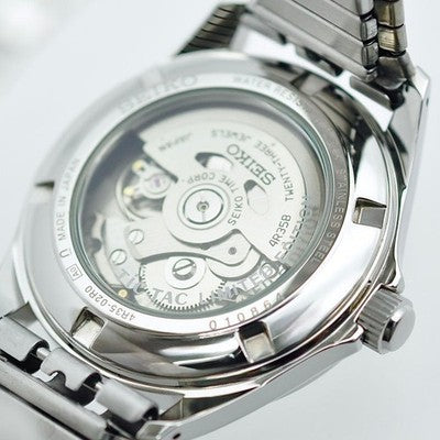 SEIKO MECHANICAL SZSB015 4R35-02R0 AUTOMATIC GRAY DIAL 10 BAR JDM MEN WATCH