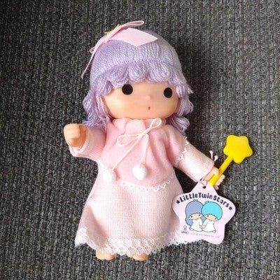 SANRIO LITTLE TWIN STARS LALA PLUSH DOLL VINTAGE 1976 RARE TAGGED USED JAPAN