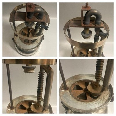 COLEMAN 238B LANTERN MADE IN CANADA IN THE 1950S ALUMINUM VINTAGE AS IS