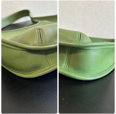 COACH ERGO SHOULDER BAG GREEN LEATHER VINTAGE Y2K HOBO CROSSBODY PURSE