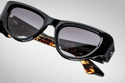 JACQUES MARIE MAGE SEYMOUR NOIR11 SUNGLASSES BLACK GREY LENS MADE IN ITALY