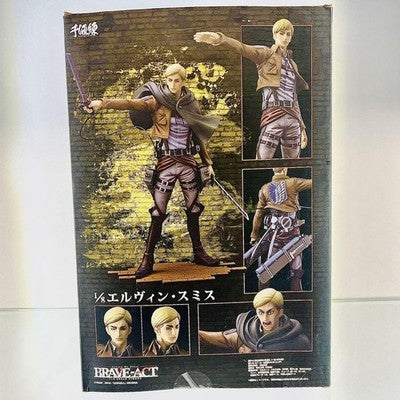 ATTACK ON TITAN ERWIN SMITH 1/8 SCALE FIGURE BRAVE ACT PVC COMPLETE BOXED