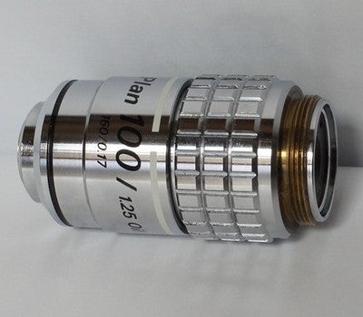 Nikon NCF Plan 100x Oil Objective Lens NA 1.25 160/0.17 RMS For Optiphot Used