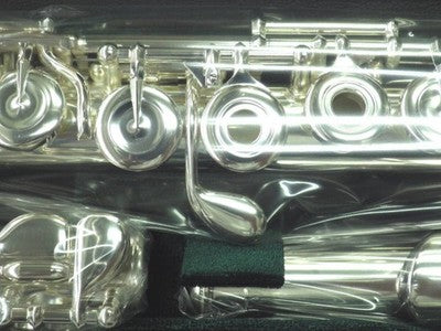 PEARL FLUTE PF-665RE SILVER HEAD JOINT WITH RING KEYS, E MECHANISM MINT