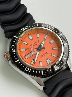SEIKO PROSPEX STARGATE II SRP497K1 4R36-02Z0 DIVER 200M ORANGE DIAL RARE