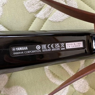 YAMAHA YEV 105BL BLACK 5 STRING SILENT ELECTRIC VIOLIN WITH CASE JAPAN