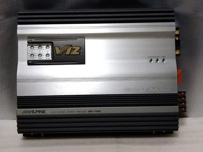 ALPINE MRV-F409 4-CHANNEL POWER AMPLIFIER TESTED WORKING FROM JAPAN AS IS