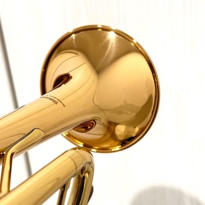 YAMAHA YTR-4335G BB TRUMPET GOLD BRASS BELL W/ HARD CASE & ACCESSORIES JAPAN