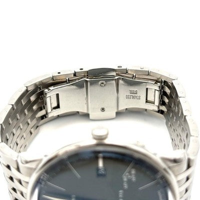 JUNGHANS MEISTER MEGA 058/4803.44 RADIO CONTROLLED QUARTZ DATE WATCH STEEL