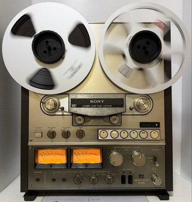 SONY TC-R6 OPEN REEL TAPE DECK 4 TRACK REEL TO REEL SERVICED WORKING