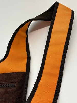 MIU MIU 1999SS ARCHIVE SHOULDER BAG DARK BROWN ORANGE Y2K VINTAGE