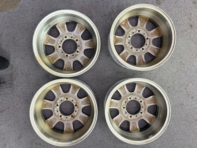 SUZUKI JIMNY SJ30 JA11 JA71 JB23 JB64 16-INCH MATTE BLACK WHEELS SET OF 4