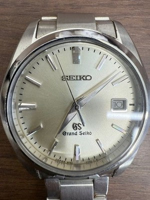 SEIKO SBGX063 GRAND SEIKO MEN'S WRISTWATCH ROUND FACE JAPAN MADE DIAL SILVER