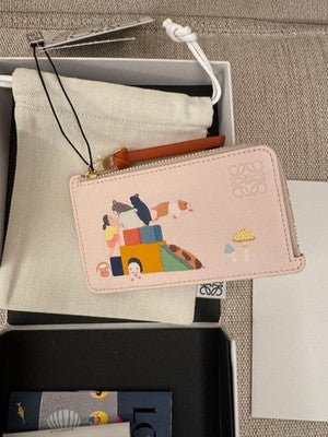 SUNA FUJITA LOEWE COLLABORATION HAMSTER COIN CARD HOLDER (NAPA CALF) MINT