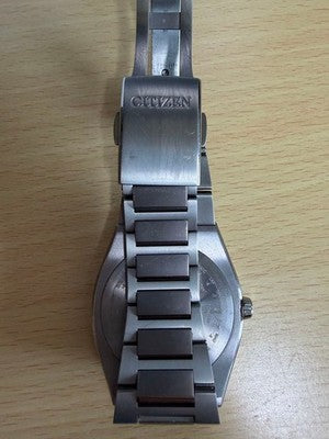 CITIZEN ACT LINE CB3044-55E ECO DRIVE RADIO SOLAR TITANIUM JAPAN WATCH
