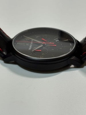 MAURICE LACROIX ELIROS CHRONOGRAPH EL1098-PVB01-310-1 BLACK PVD QUARTZ BOXED