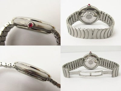 DUNHILL MILLENNIUM LONGITUDE BB8013 AUTOMATIC SILVER SS WRISTWATCH