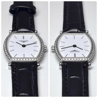 LONGINES LA GRANDE CLASSIQUE L4.288.0 DIAMOND BEZEL WHITE DIAL QUARTZ WOMEN'S