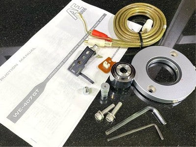 SAEC WE-407/GT TONE ARM WITH ORIGINAL SHELL, SAEC CABLE, AND ORIGINAL BOX