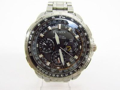 CITIZEN PROMASTER SKY F900-S104602 ECO-DRIVE SOLAR RADIO-CONTROLLED WATCH USED