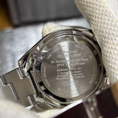 ORIENT X SUBARU STI M-FORCE 200M AUTO DIVER WATCH LIMITED EDITION 1000