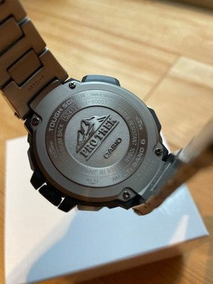 CASIO PROTREK MANASLU PWX-8000T-7JR 14 SUMMITTER LIMITED TITANIUM SOLAR