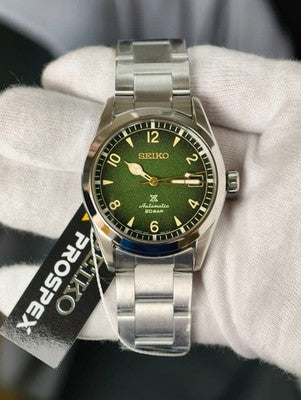 SEIKO PROSPEX ALPINIST SPB155J1 SBDC115 GREEN DIAL AUTOMATIC WATCH UNUSED