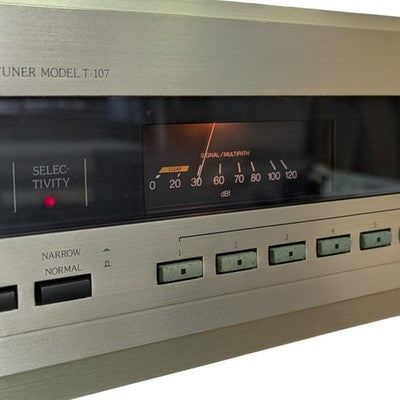ACCU PHASE T-107 SYNTHESIZER FM STEREO TUNER HI-FI AUDIO COMPONENT TESTED