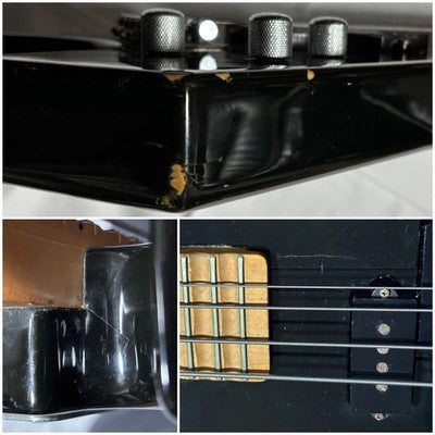 KILLER DAGGER BASS MODIFIED SCALLOPED FRETBOARD ELECTRIC BASS WITH CASE AS IS