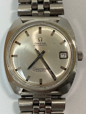OMEGA SEAMASTER COSMIC 166.022 CAL 1022 AUTOMATIC DATE VINTAGE WATCH SERVICED