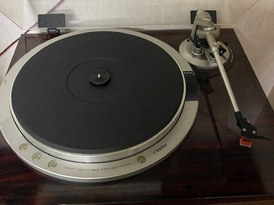 VICTOR JVC QL-A75 DIRECT DRIVE TURNTABLE SYSTEM RECORD PLAYER QUARTZ LOCK AS IS
