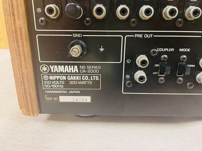 YAMAHA CA-2000 INTEGRATED AMPLIFIER USED FROM JAPAN W/ MANUAL COPY