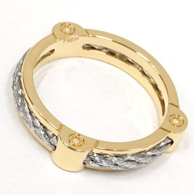 FRED FORCE 10 WINCH RING #59 (APPROX. SIZE 18.5) K18 YELLOW GOLD SS SMALL MODEL