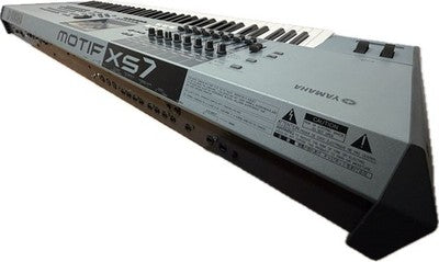 YAMAHA MOTIF XS7 76-KEY SYNTHESIZER TESTED W/ ORIGINAL HARD CASE MANUAL JAPAN