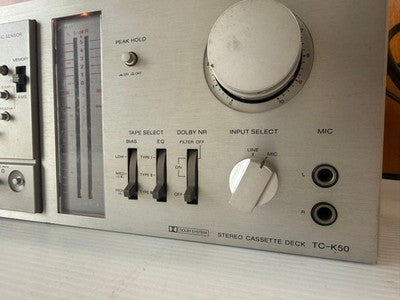 SONY TC-K50 STEREO CASSETTE TAPE DECK VINTAGE MADE IN JAPAN JUNK ITEM