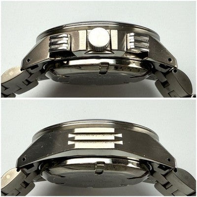 SEIKO KINETIC CHRONOGRAPH 7L22-0AN0 TITANIUM BLACK DIAL TACHYMETER MENS WATCH