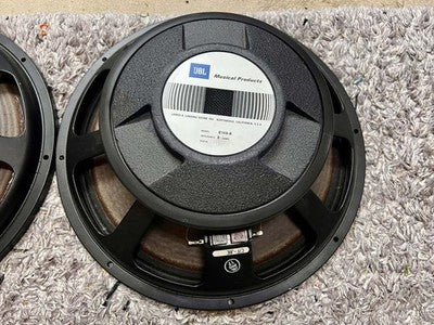 2X JBL E140-8 15 INCH CONE WOOFER SPEAKER DRIVER UNIT EXCELLENT+++++