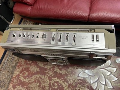 DIATONE JR-711 STEREO RADIO CASSETTE BOOMBOX CONFIRMED OPERATION USED FROM JAPAN