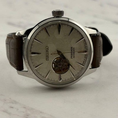 SEIKO PRESAGE SARY159 4R38-01X0 LIMITED 6000 PCS OPEN HEART AUTOMATIC WATCH