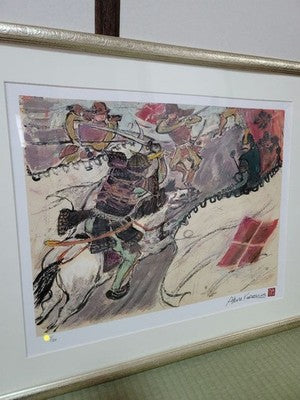 AKIRA KUROSAWA KAGEMUSHA LITHOGRAPH KAWAKAJIMA SIGNED LTD 250 COA 1999