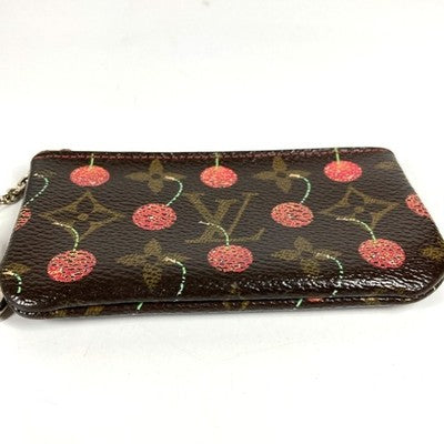 LOUIS VUITTON MONOGRAM CHERRY POCHETTE CLES COIN PURSE KEY POUCH M95042