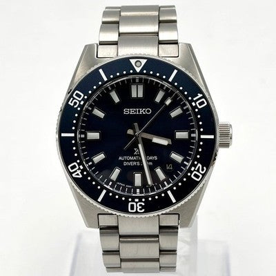 SEIKO PROSPEX SBDC195 SPB451 1965 HERITAGE BLUE AUTOMATIC 300M WATCH BLACK