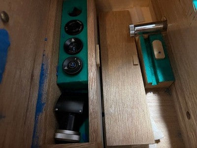 TAKAHASHI TS-66G REFRACTOR TELESCOPE D65MM F900MM WOOD TRIPOD CASE VINTAGE
