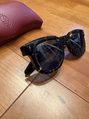 JACQUES MARIE MAGE HICKOK SUNGLASSES TORTOISESHELL RARE EARLY MODEL NEAR MINT